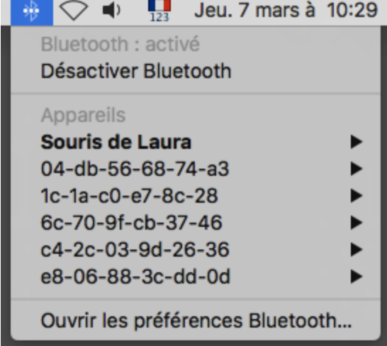 bluetooth mac