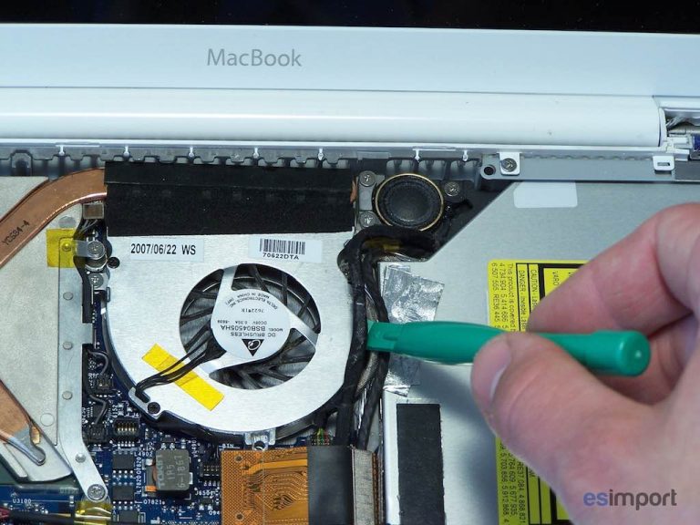 Changement carte mère macbook A1181