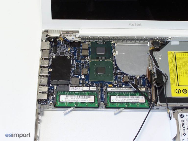 Changement carte mère macbook A1181