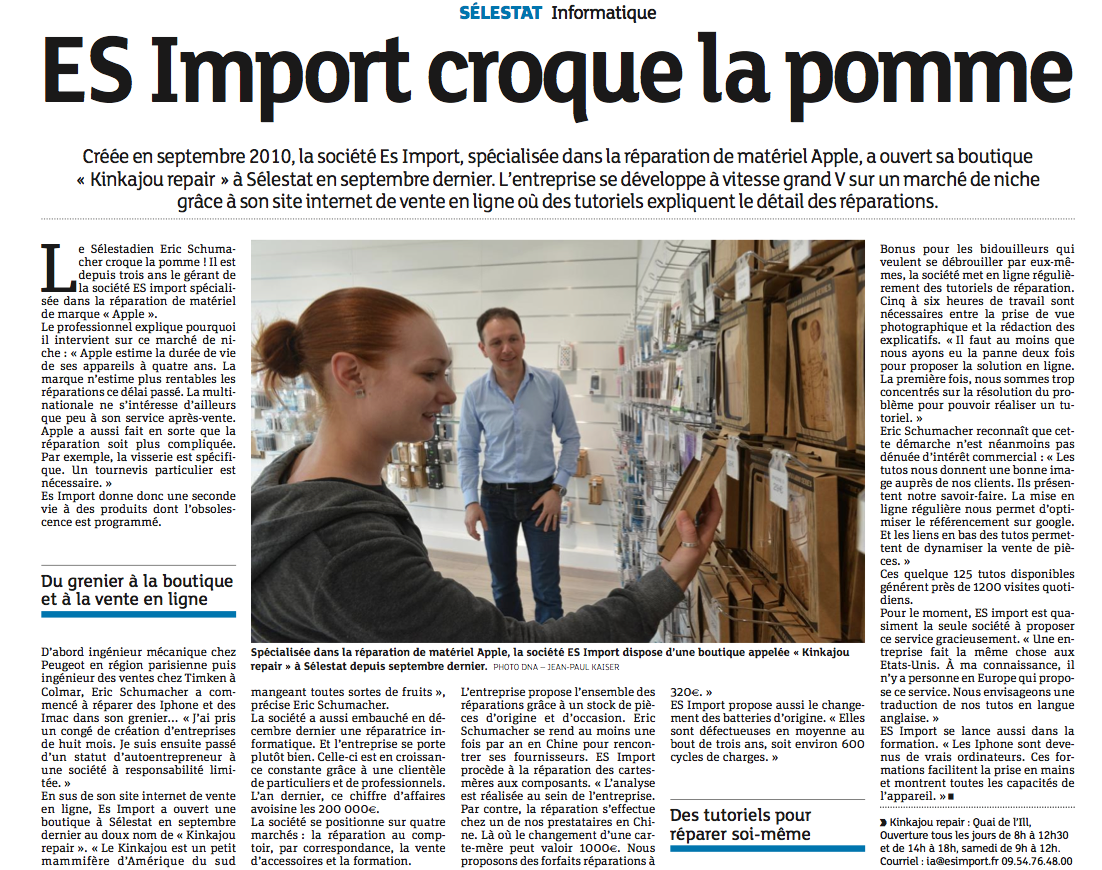 REPORTAGE DNA ESIMPORT