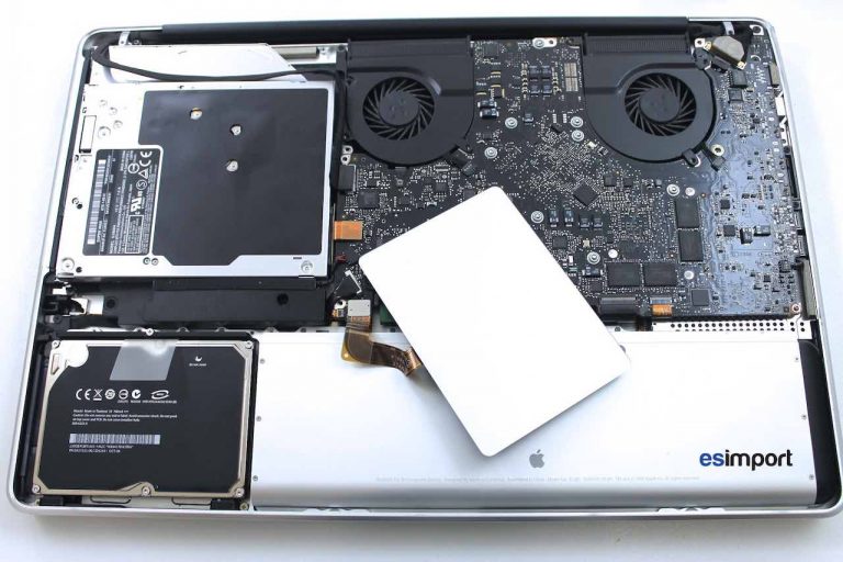 Changement du trackpad sur MacBook 15″ A1286 modèle 2008