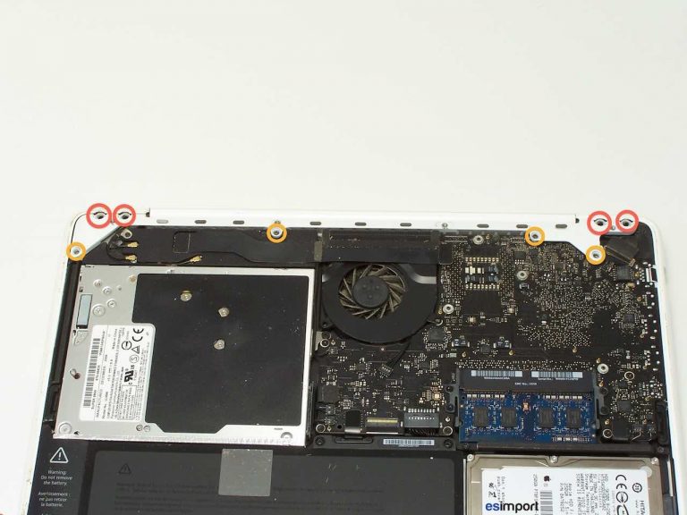 Changement carte mère macbook A1342