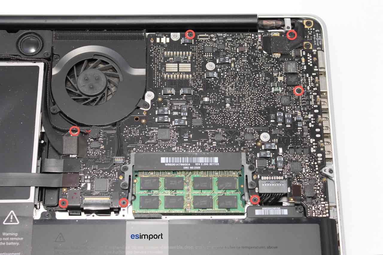 changer carte-mère MacBook Pro