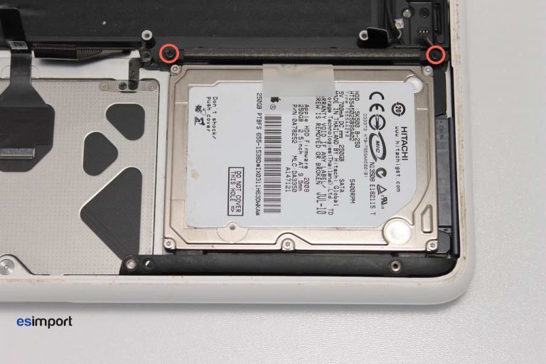 Changement topcase macbook A1342