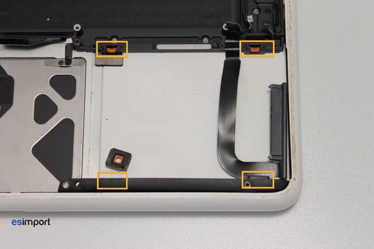 Changement topcase macbook A1342