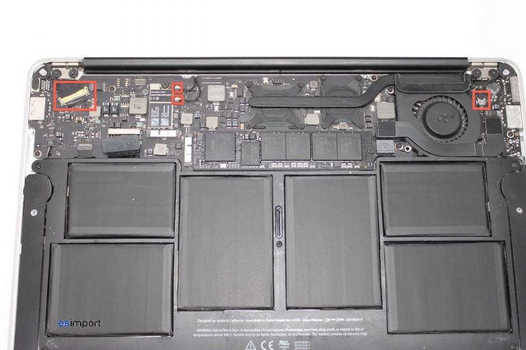 Changement de l’ensemble écran sur MacBook Air 11″ A1370