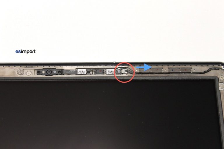 Changement câble caméra macbook A1278