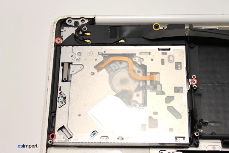 Changement topcase macbook A1342