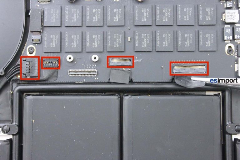 Changement carte mère macbook A1502