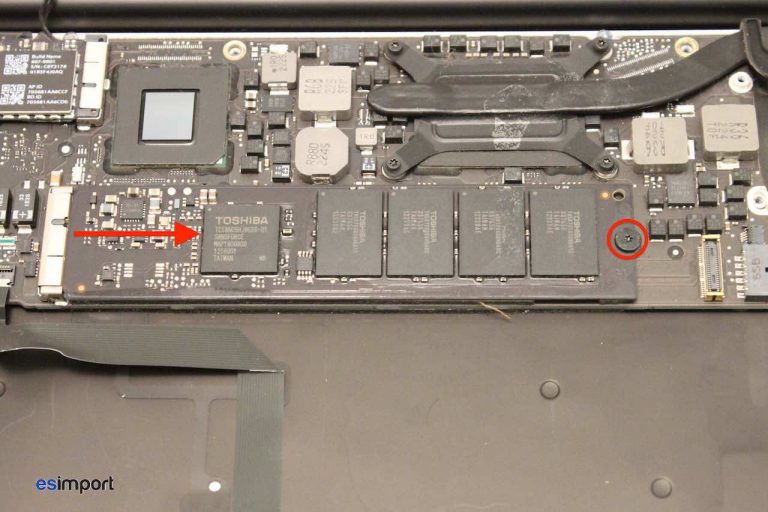 Changement clavier macbook A1466