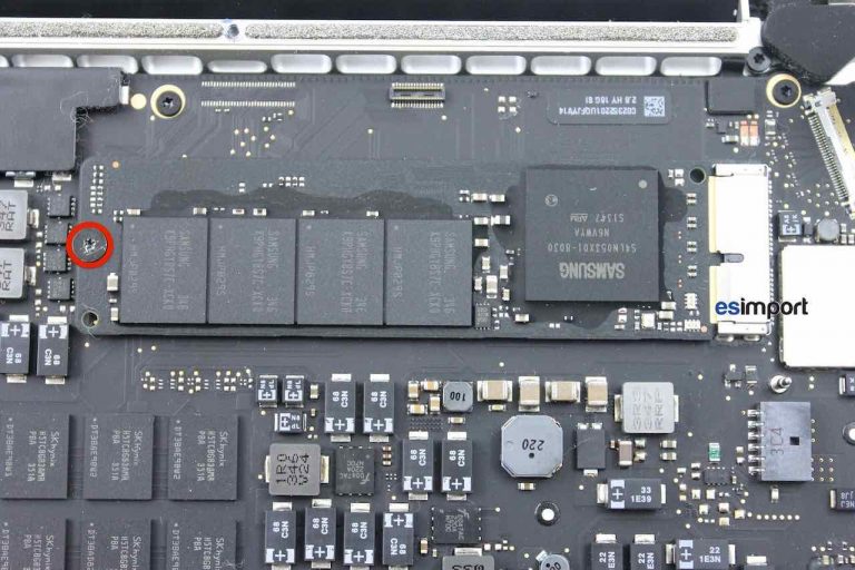 Changement carte mère macbook A1502