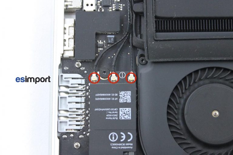 Changement carte mère macbook A1502