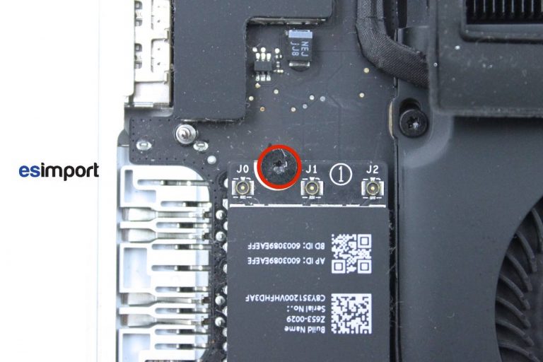 Changement carte mère macbook A1502