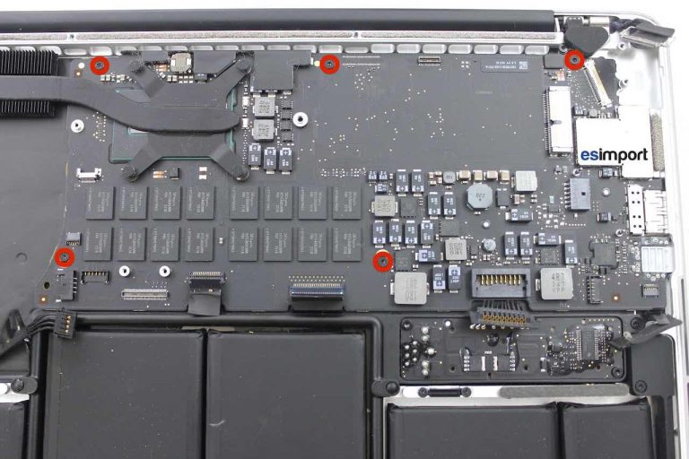 Changement carte mère macbook A1502