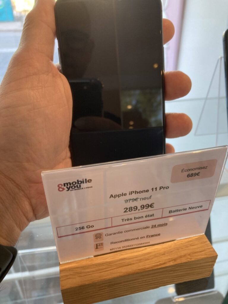 Apple iPhone 11 Pro 256 Go d’occasion à Strasbourg, face avant