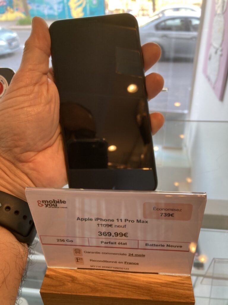 Apple iPhone 11 Pro Max 256 Go d’occasion à Strasbourg, face avant