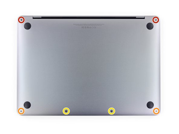 Changement batterie MacBook A2338 - Retirer les vis du couvercle inférieur