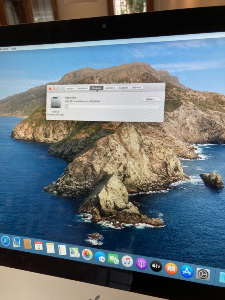 iMac 21 pouces fin 2013 SSD 500 Go occasion Strasbourg photo 4