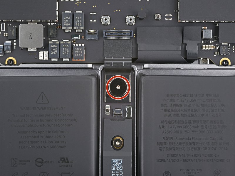 Changer batterie MacBook Pro 14 pouces 2021 A2442 - étape 8